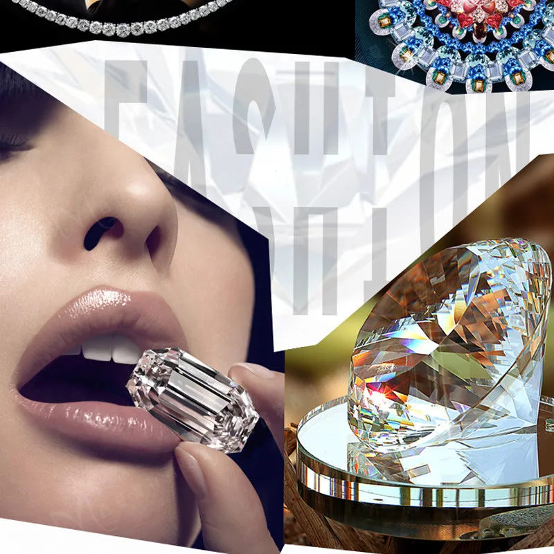 Большой стеклянный флакон для духов XINTOU с кристаллами сверкающие Свадебные