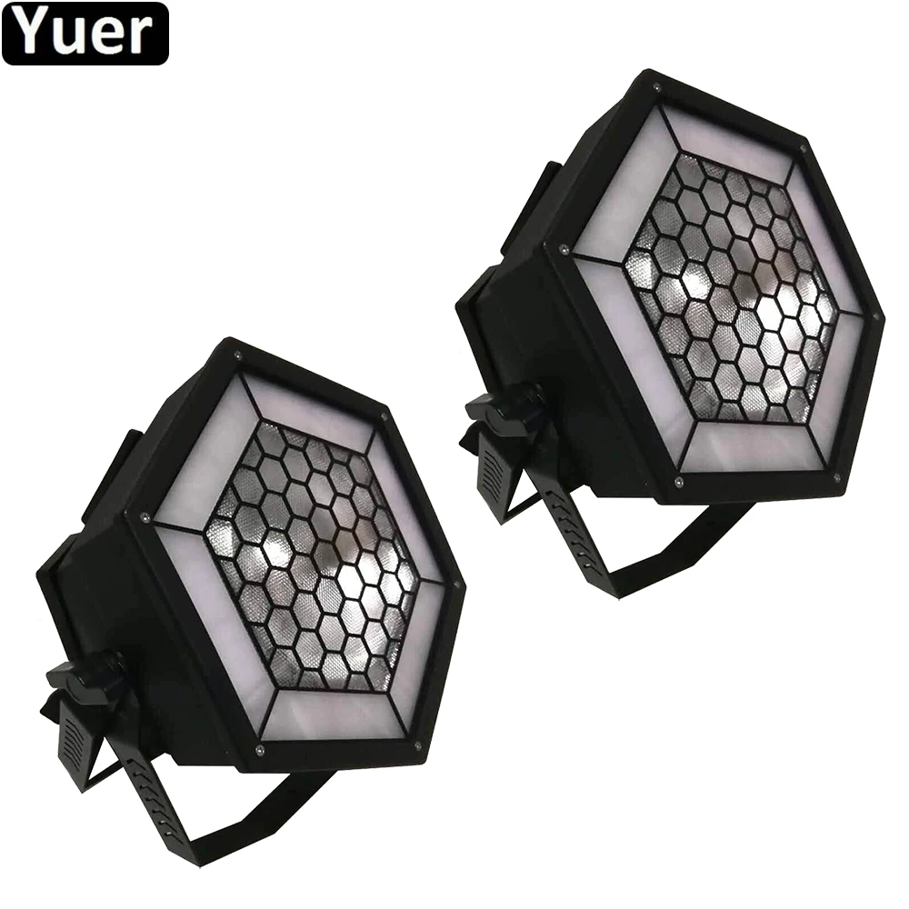 2 шт./лот светодиодный 6x24 SMD RGB 220 Вт COB Ретро вспышка DJ сценический эффект лампа профессиональное DJ оборудование для вечерние караоке дискотека