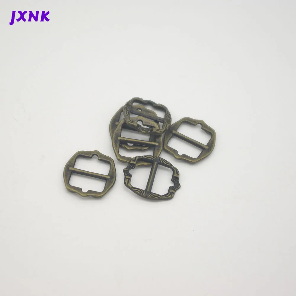 10 шт./лот маленькая Пряжка для обуви металлические пряжки ремня 11 мм антикварные