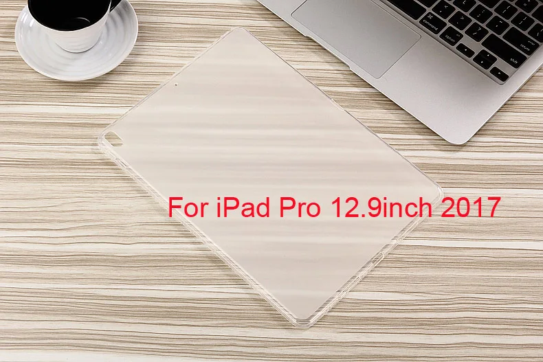 For Pro 12.9 2017 Прозрачный чехол, внутренний матовый мягкий чехол из ТПУ для iPad Mini Pro Air 2 4 5 6 7 8 9 9,7 ''10,5'' 12,9 '''' - Цвет: For Pro 12.9 2017