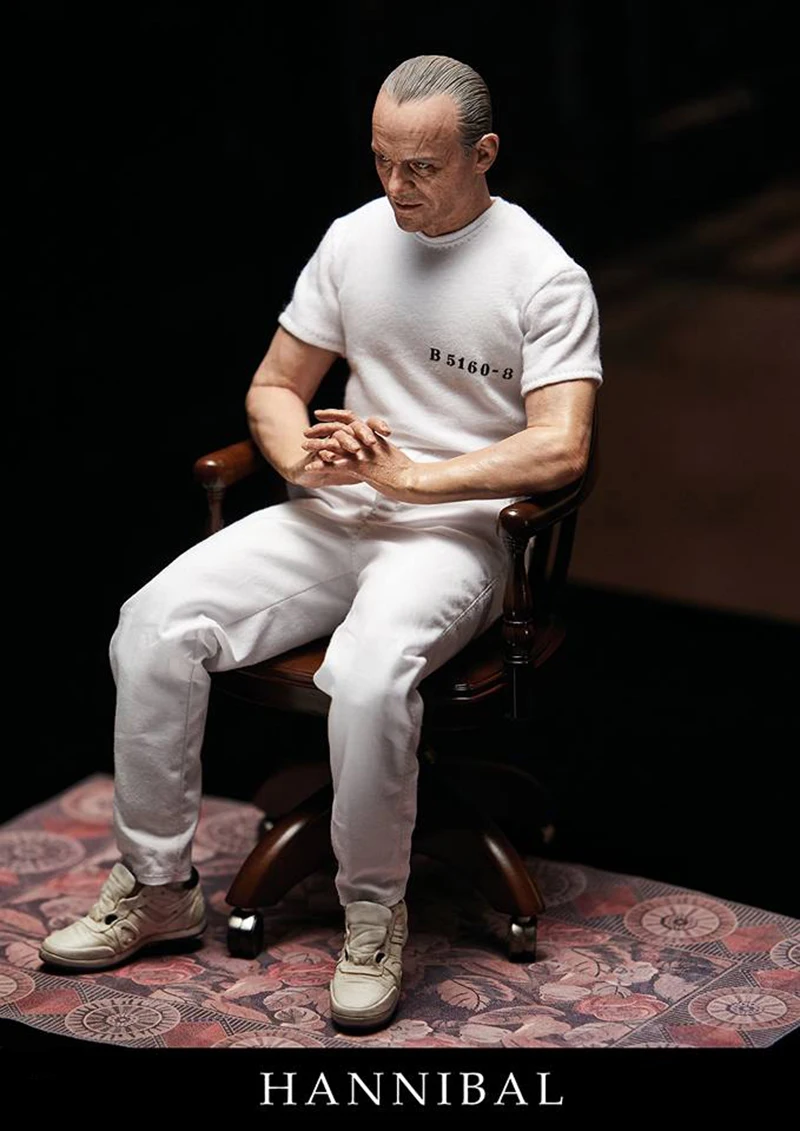 1/6 коллекционный полный набор The Silence of the Lambs 1991 Hannibal Lecter Белая школьная форма Ver