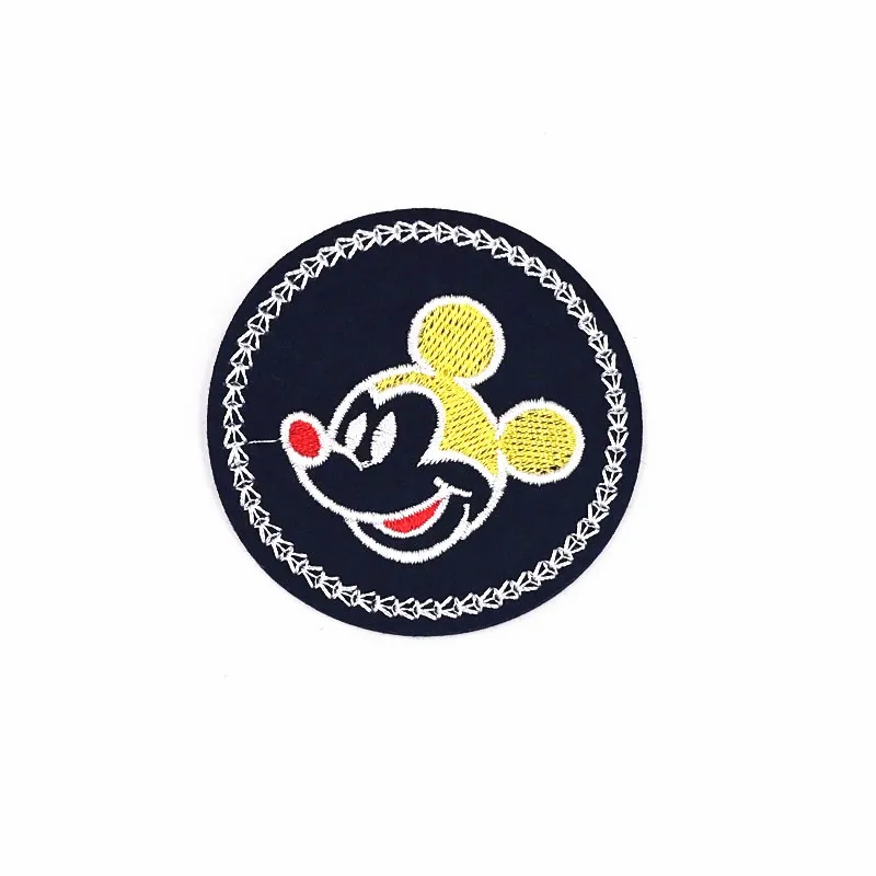 1 шт. с рисунком Микки и Минни вышивка в виде кругов утюжок пришивная одежда