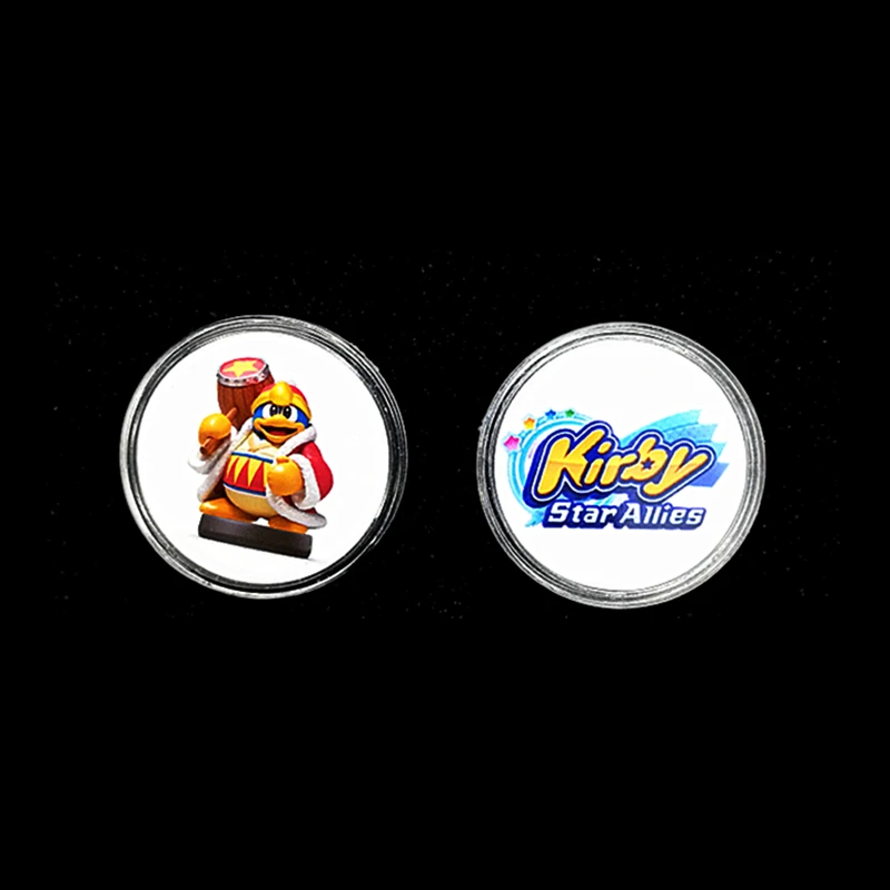 5 шт./партия, Коллекционная монета для карт Kirby NFC Amiibo, игровая карта Star Allies Ntag215, бирка с наклейками, новые данные, включая Qbby Box Boy
