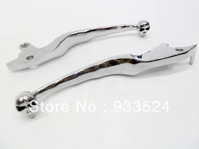 Аксессуары для мотоциклов Запчасти 1 пара хромированные тормозные рычаги с
