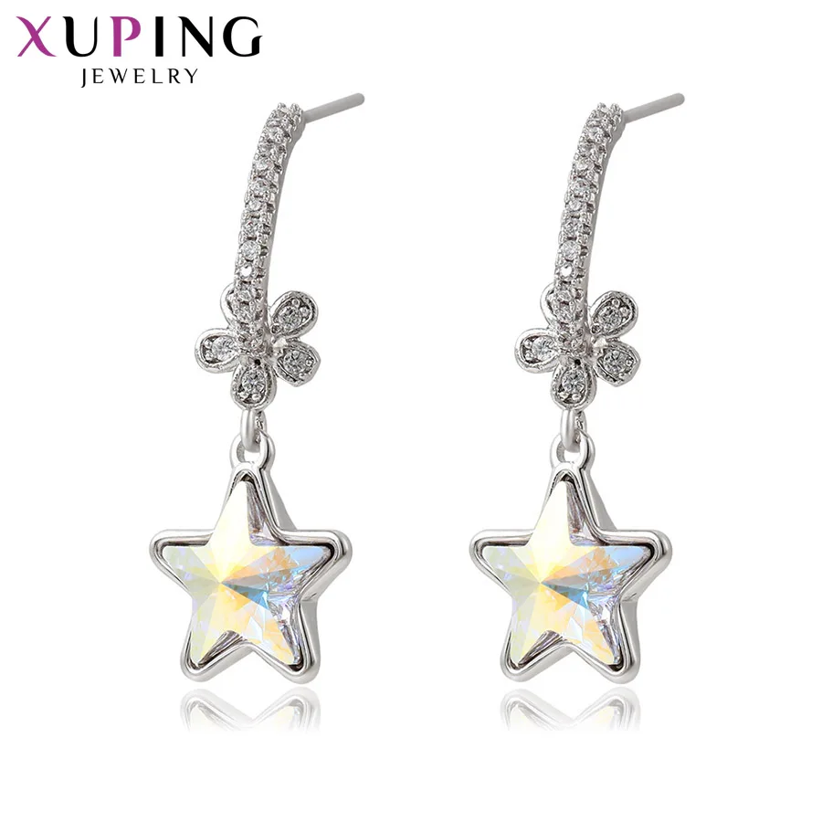 Xuping звездопад серьги кристаллы от Swarovski милые элегантные ювелирные изделия День Святого Валентина вечерние подарки для дам S162.3-97629