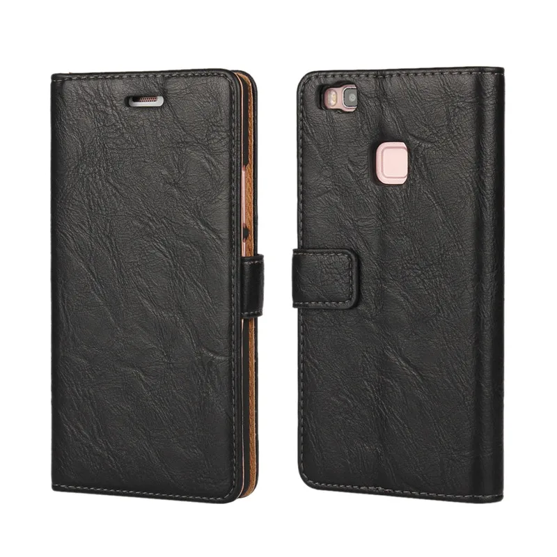 Ретро Кора шаблон Кожаный Бумажник Случая Стойки Откидная Крышка Для Huawei P9 lite G9