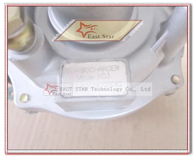 К03 53039700062 9643350480 0375H4 Турбокомпрессор для Peugeot Commercial Boxer II Citroen Jumper 01-10 DW12UTED 2.2L HDI