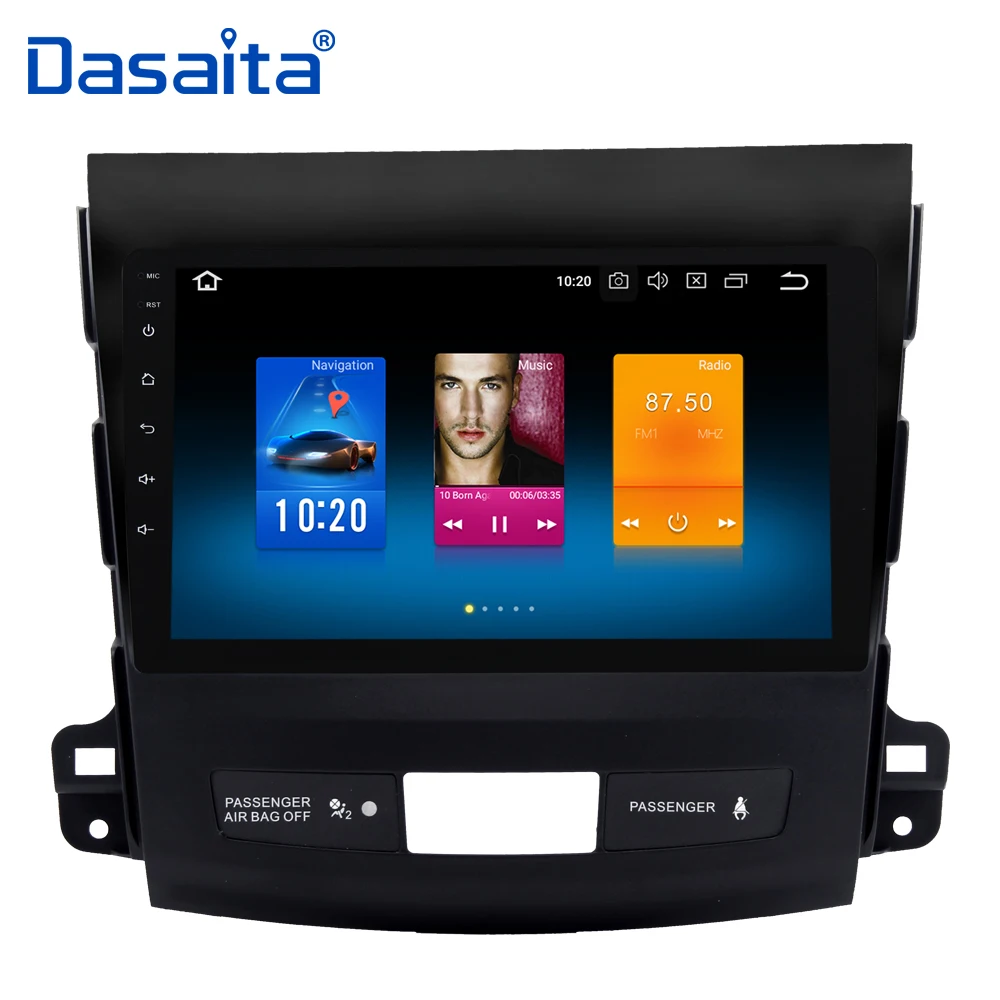 Android 9 0 Восьмиядерный 1 din GPS радио с &quotдисплеем 32 Гб ПЗУ 4 ОЗУ для Mitsubishi Outlander 2007 2008