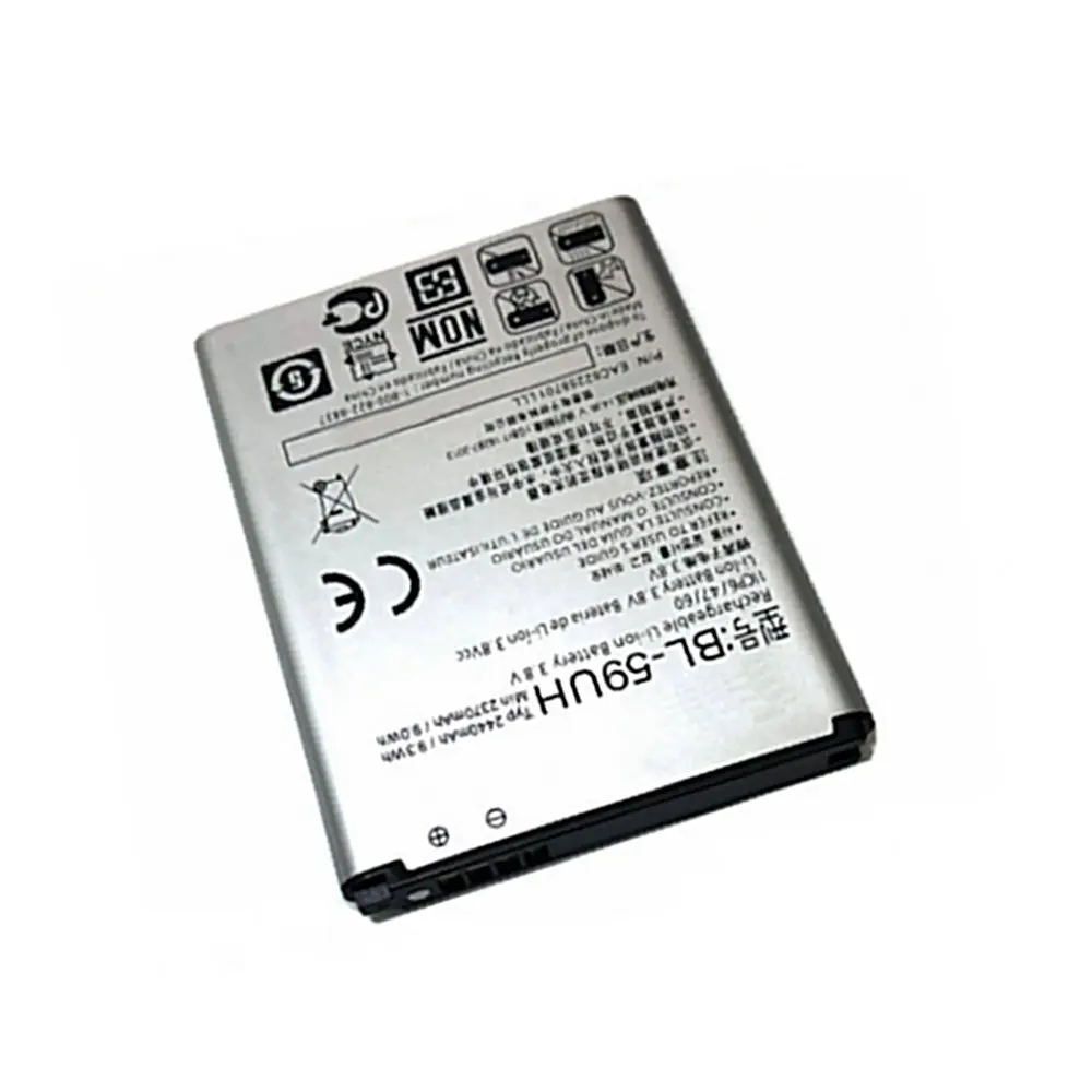 Аккумулятор BL59UH 2400 мАч для LG TracFone Net 10 G2mini D618 D620 D620R D620K D410 D315 F70 аккумулятор