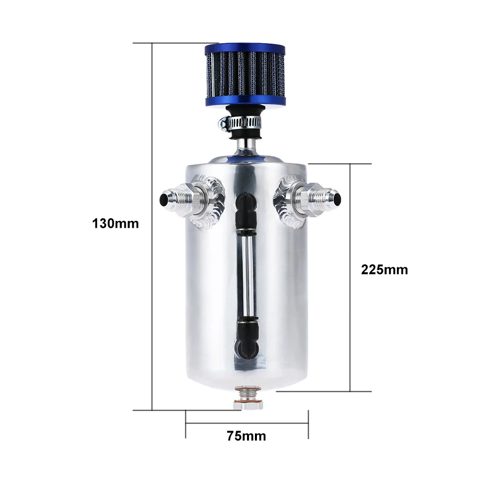 Универсальная алюминиевая маслоотсасывающая баночка для масла объемом 0 5 л с