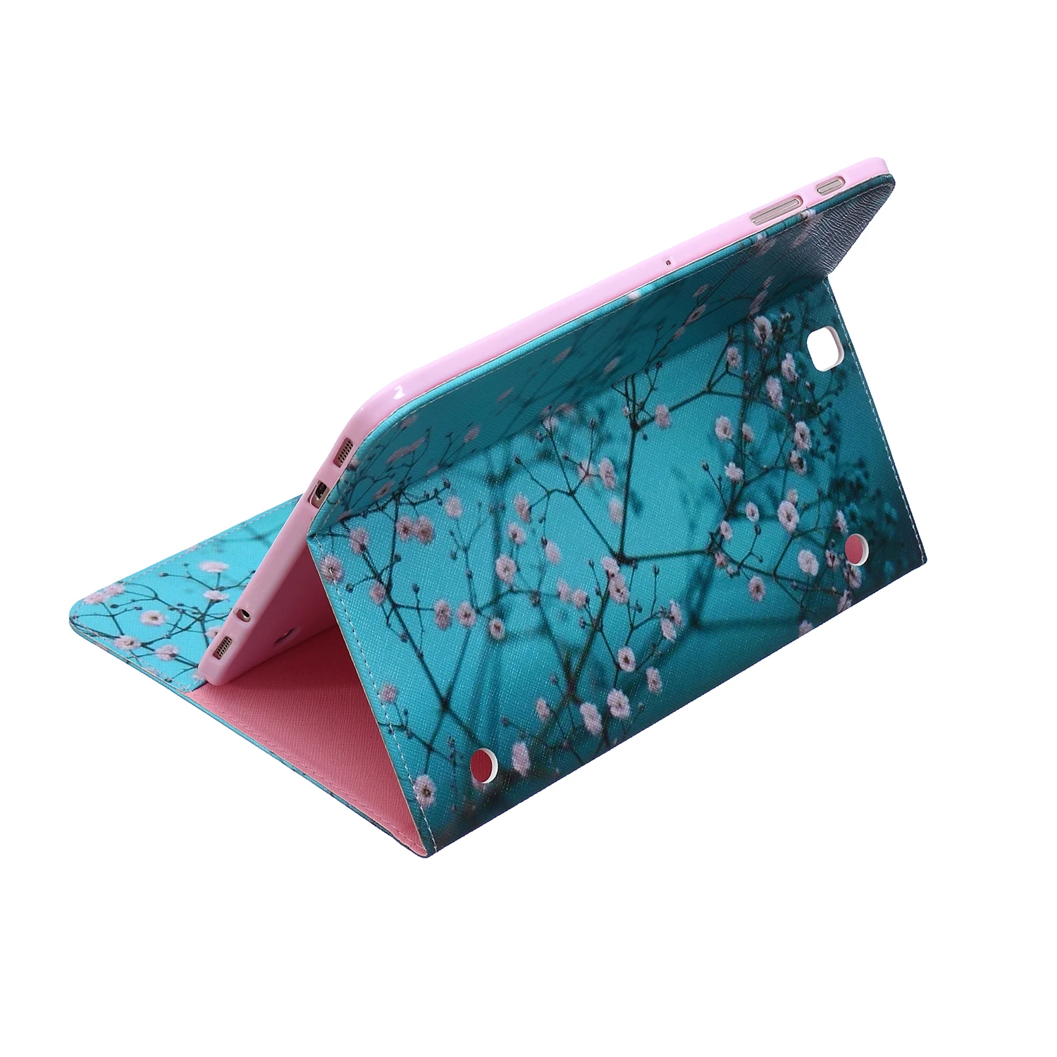 Модный раскрашенный флип-чехол из искусственной кожи для samsung Galaxy Tab S2 9 7 T810 T815 SM-T815