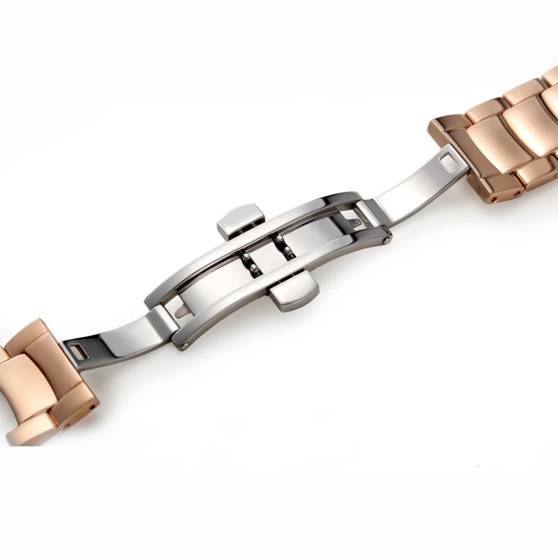 Три Набора Работы Из Нержавеющей Стали Водонепроницаемый Кварцевые часы Женщины