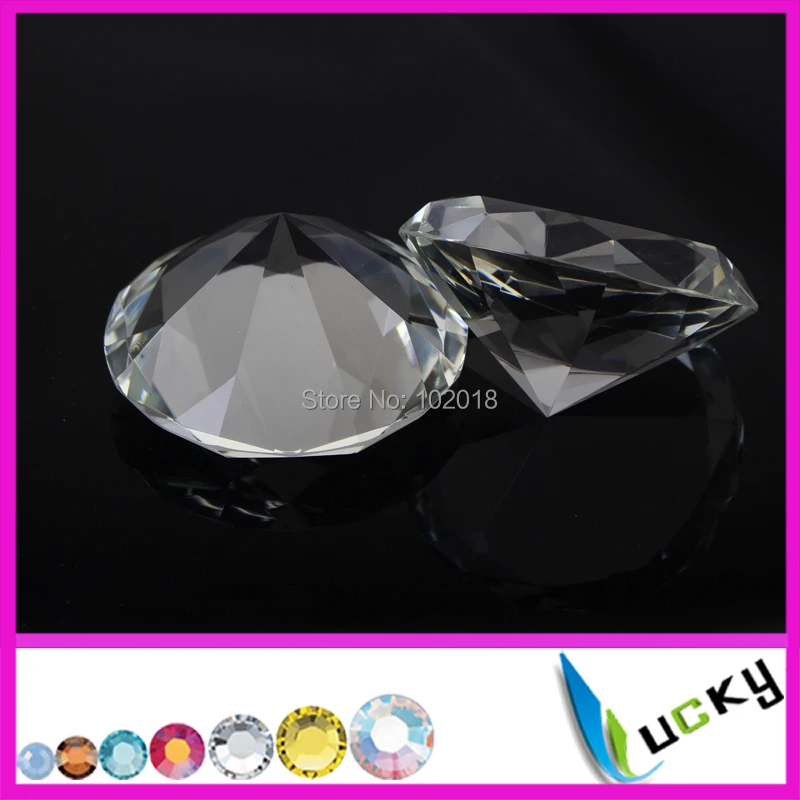 1 шт. крупный Алмазный Кристалл Стразы 100 мм | Дом и сад