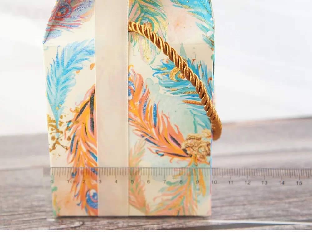 Высокий дизайн пера 10 шт бумажная коробка коробки для хранения как свеча банка