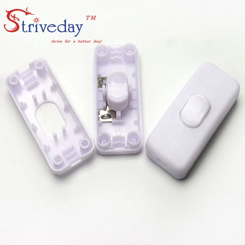 10 шт./пакет высокое качество черный белый цвет 303 переключатель наполовину рокер