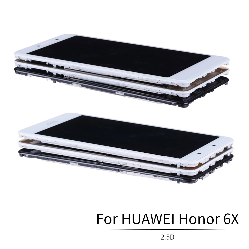 5 &quotSinbeda для HUAWEI Honor 6X ЖК дисплей с сенсорным экраном и рамкой GR5 2017 Honor6x LCD
