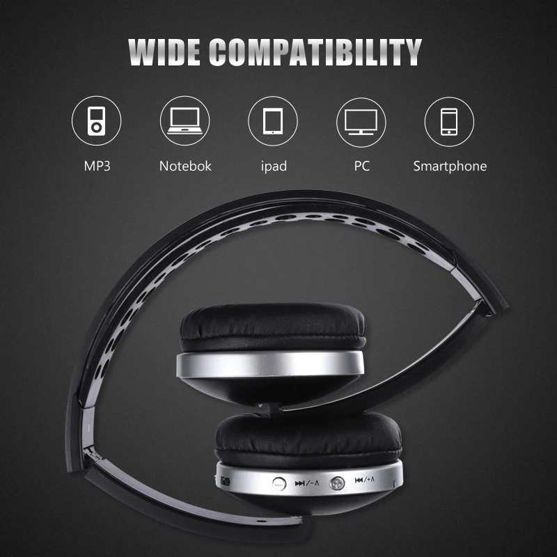 Hisonic Беспроводной наушники Gaming Headset стерео Складная спортивные микрофон игровой