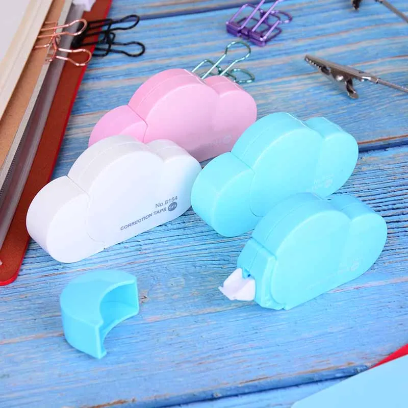 

Cartoon Candy Color 5M Cloud Correction Tape School Chancery Stationery Store Corrector Tape Creative Material For Kids