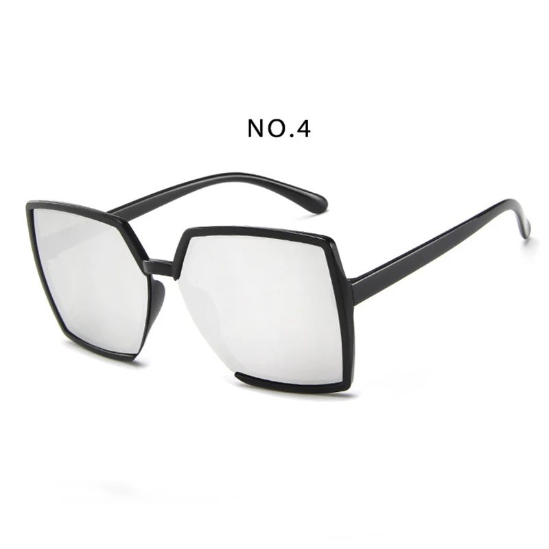 Женские солнцезащитные очки с квадратной оправа Polygon черные винтажные