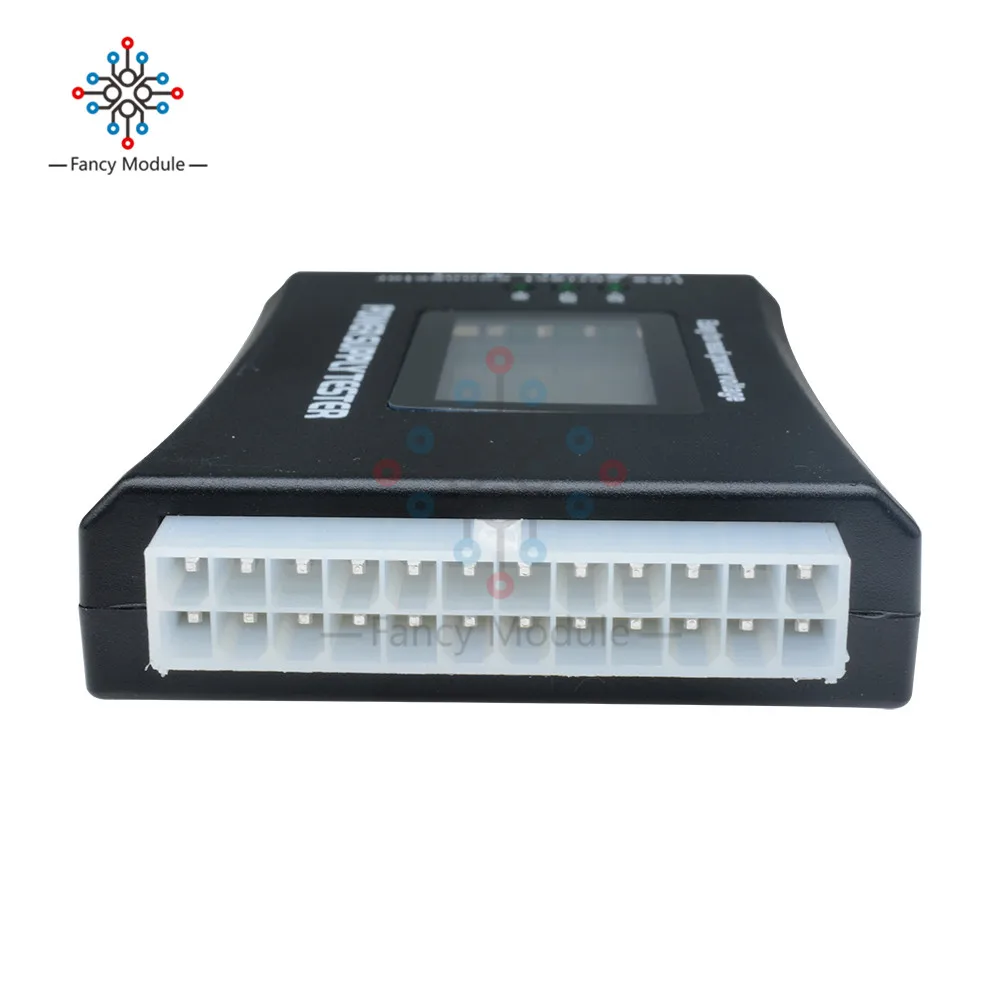 Пластиковый цифровой ЖК Тестер питания компьютера 20/24 Pin проверка быстрого