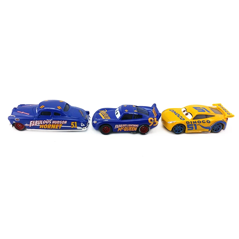 Дисней Pixar тачки Сказочный Маккуин Хадсон Хорнет &amp Dinoco Круз Рамирез Diecast
