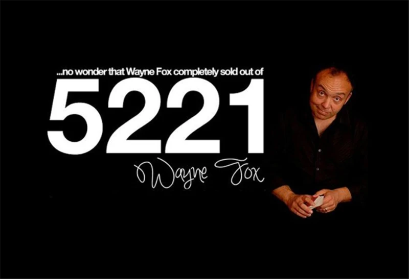 5221 (Gimmicks и онлайн-инструкция) от Wayne Fox Magic трюки карта магия закрыть сценический