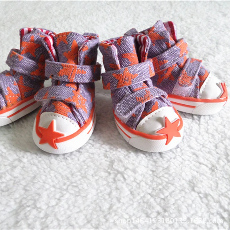 4 шт./компл. обувь для щенков домашних питомцев Спортивные Повседневные