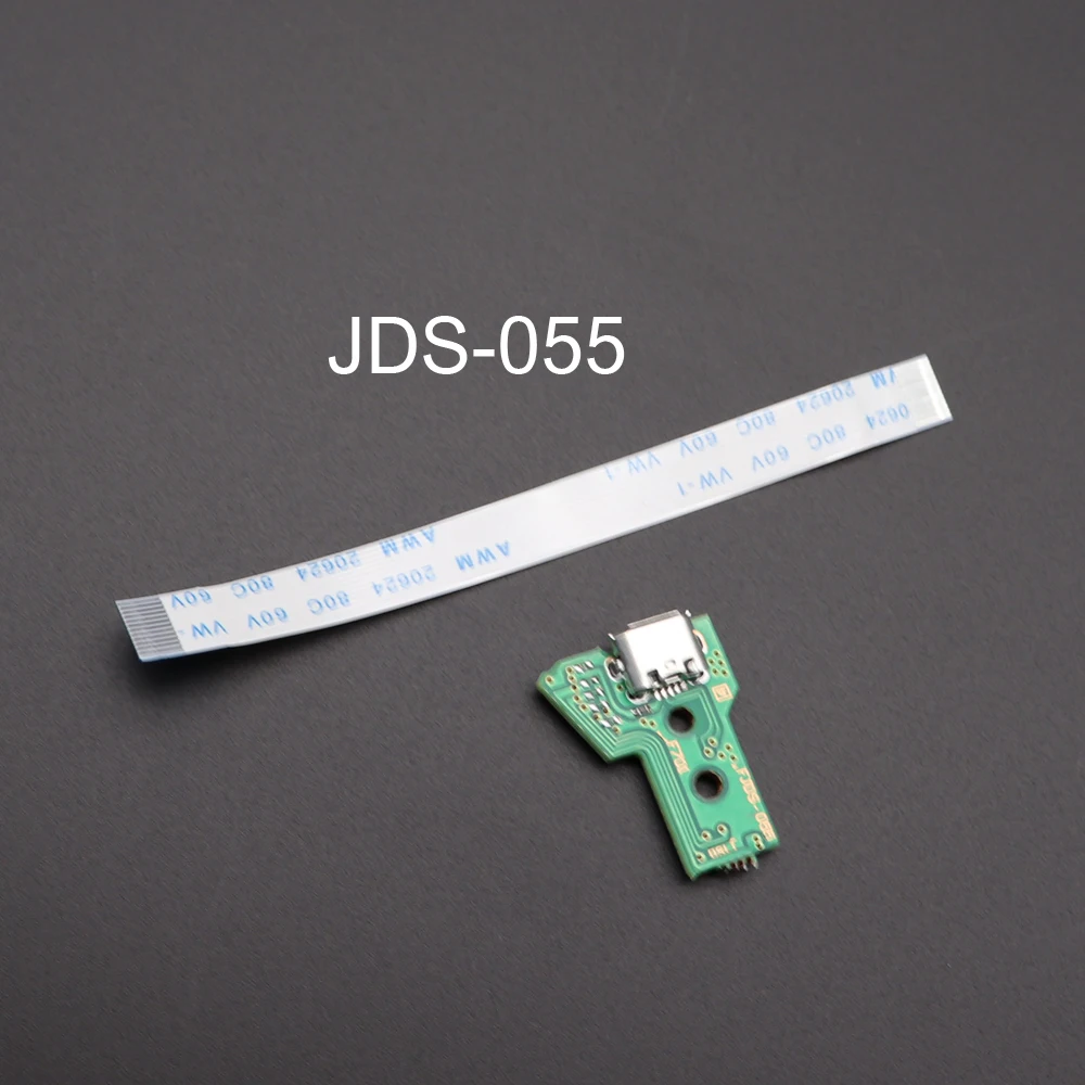 Печатная плата TingDong для контроллера PS4 разъем USB зарядки 12 контактов JDS 011 030 040 055