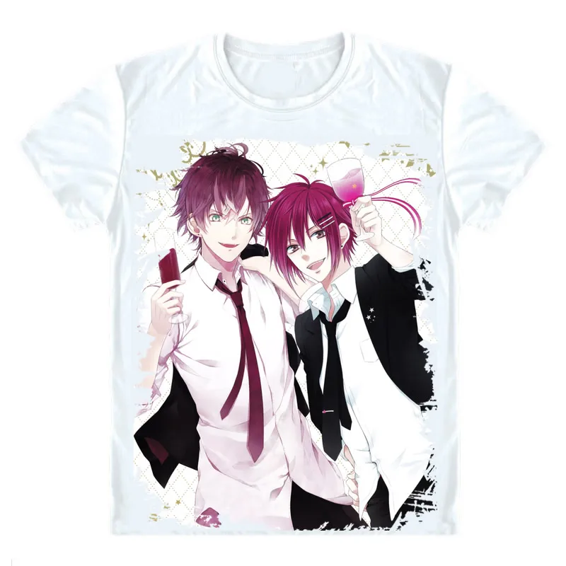 Style 6 Coolprint аниме рубашка DIABOLIK LOVERS Diaborikku Ravazu футболки с коротким рукавом Komori Yui Sakamaki Kanato Косплей Motivs рубашки - Цвет: Style 6