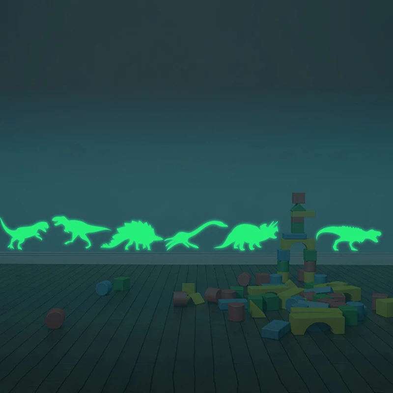 Светящиеся Настенные наклейки 9 шт./компл. светящиеся в темноте для детской