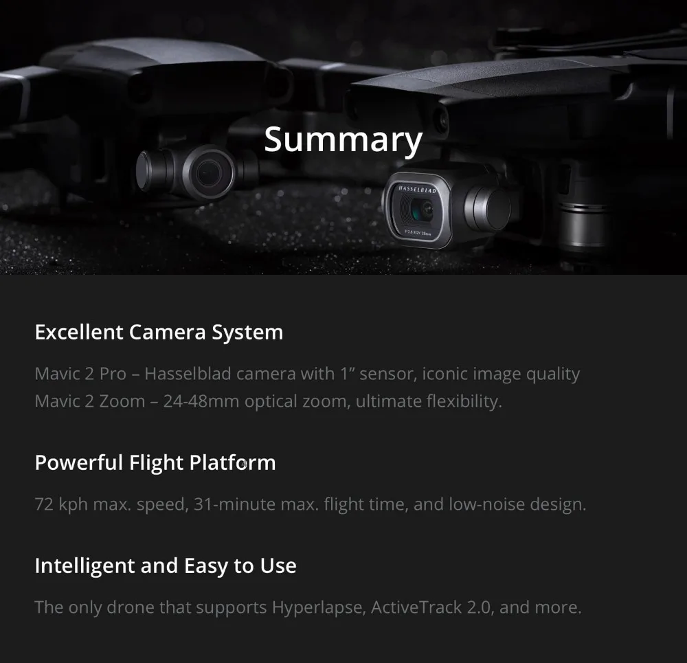 DJI Mavic 2 Pro/Mavic 2 Zoom с умным контроллером DJI и камерой Hasselblad zoom lens RC Quadcopter 4K HD камера