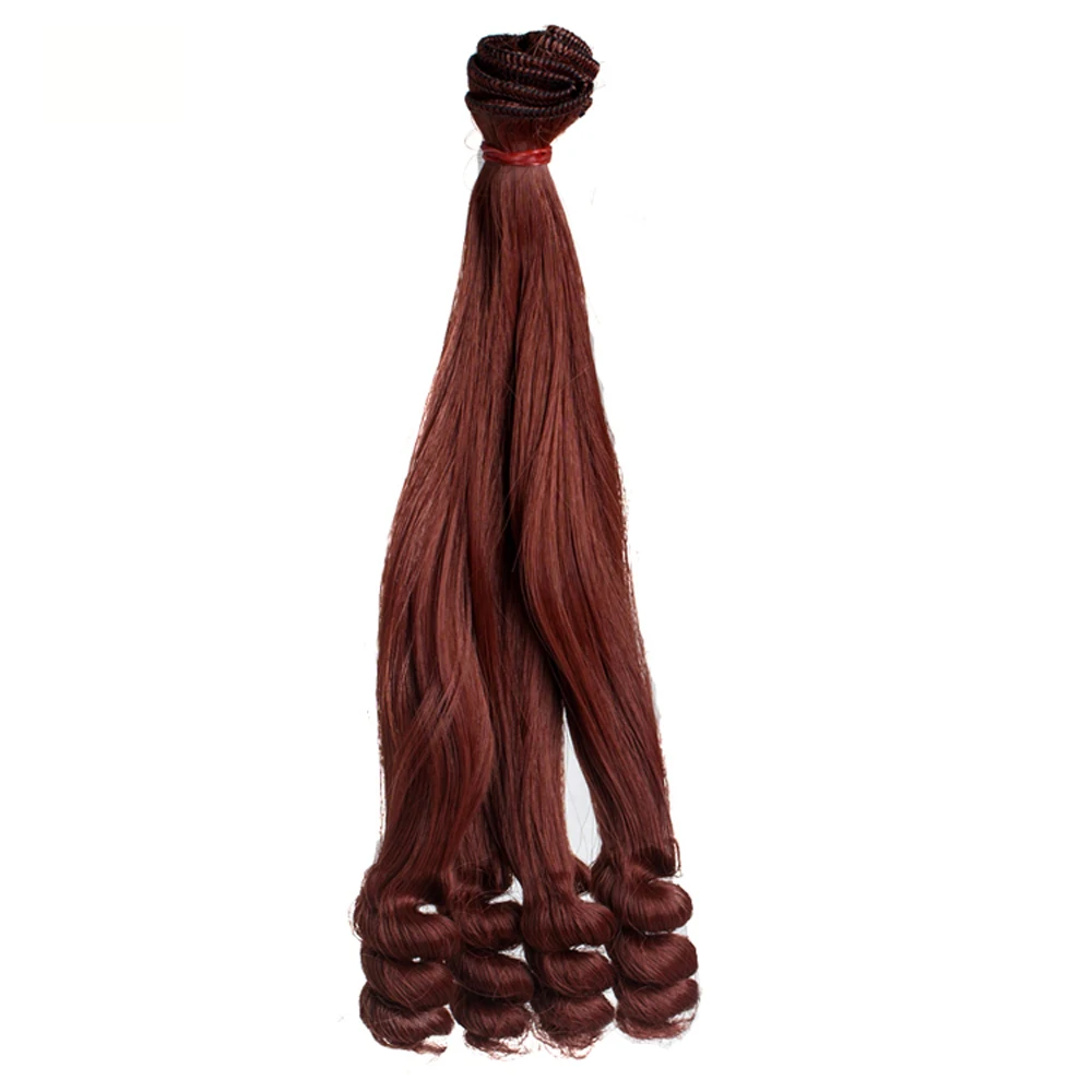 Аксессуары для кукол 5 шт. парик чистые разноцветные волосы 25 см * 100 1 1/3 1/4 прямые