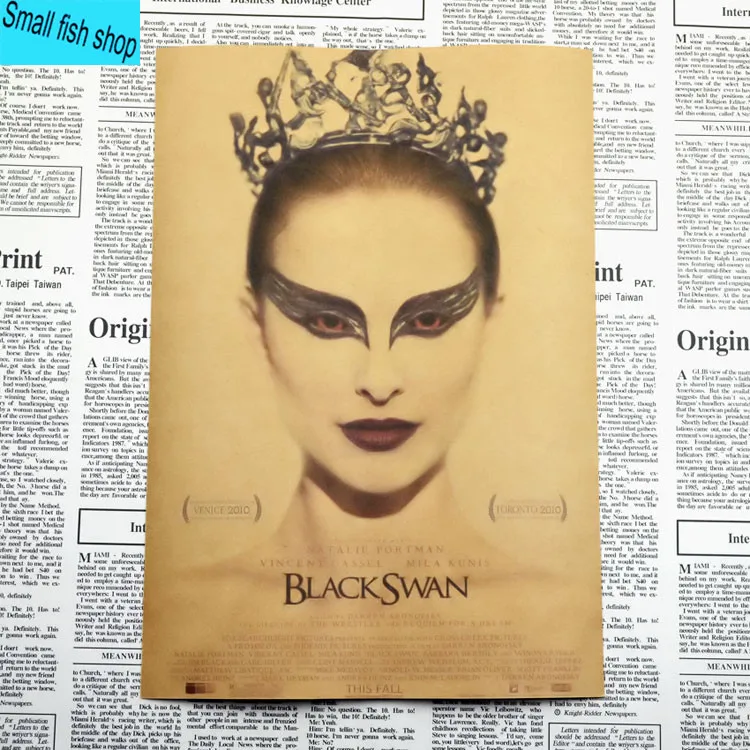 Черный лебедь Мила Кунис Ретро классическое украшение для дома Крафт Фильм