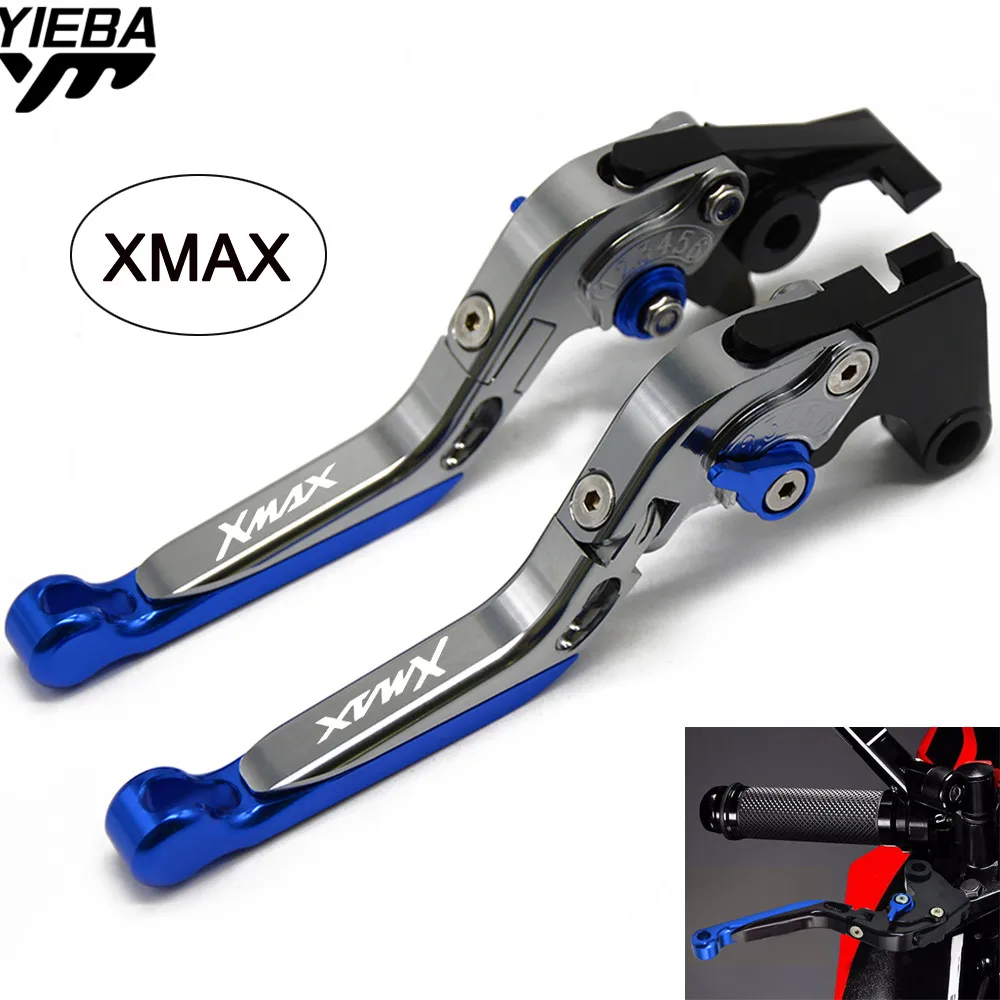 

XMAX Motorcycle Accessories Aluminum Aluminum Brake Clutch Levers For YAMAHA X-MAX X MAX XMAX 125 250 400 XMAX250 XMAX400