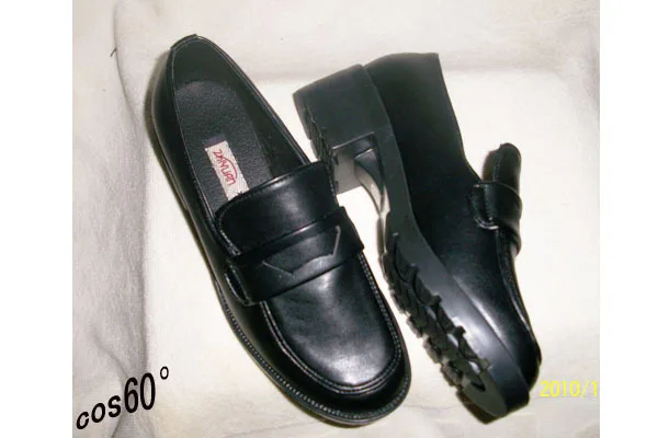 

Guilty Crown Arisa Kuhouin Black Cosplay Shoes S008
