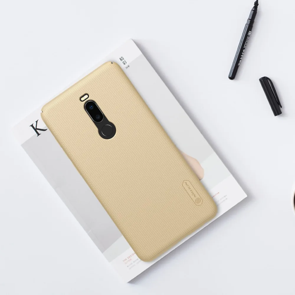 Чехол для телефона mobie, для Meizu M8 Note, NILLKIN, супер матовый щит, Матовый Жесткий чехол на заднюю панель, защитный чехол для Meizu Note 8