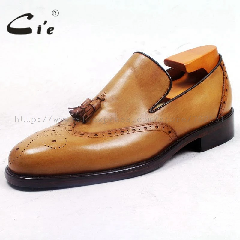 Cie мужские туфли ручной работы на заказ с круглым носком из натуральной кожи