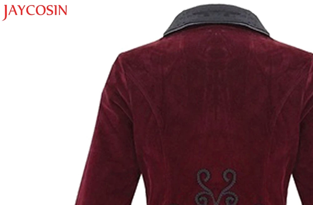 JAYCOSIN модное зимнее пальто Мужская фрак куртка Готический стимпанк Униформа