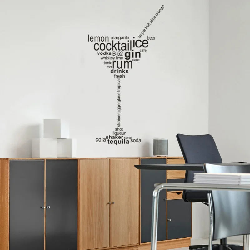 DIY Наклейки для декора стен съемные мусульманская культура арабский каллиграфия