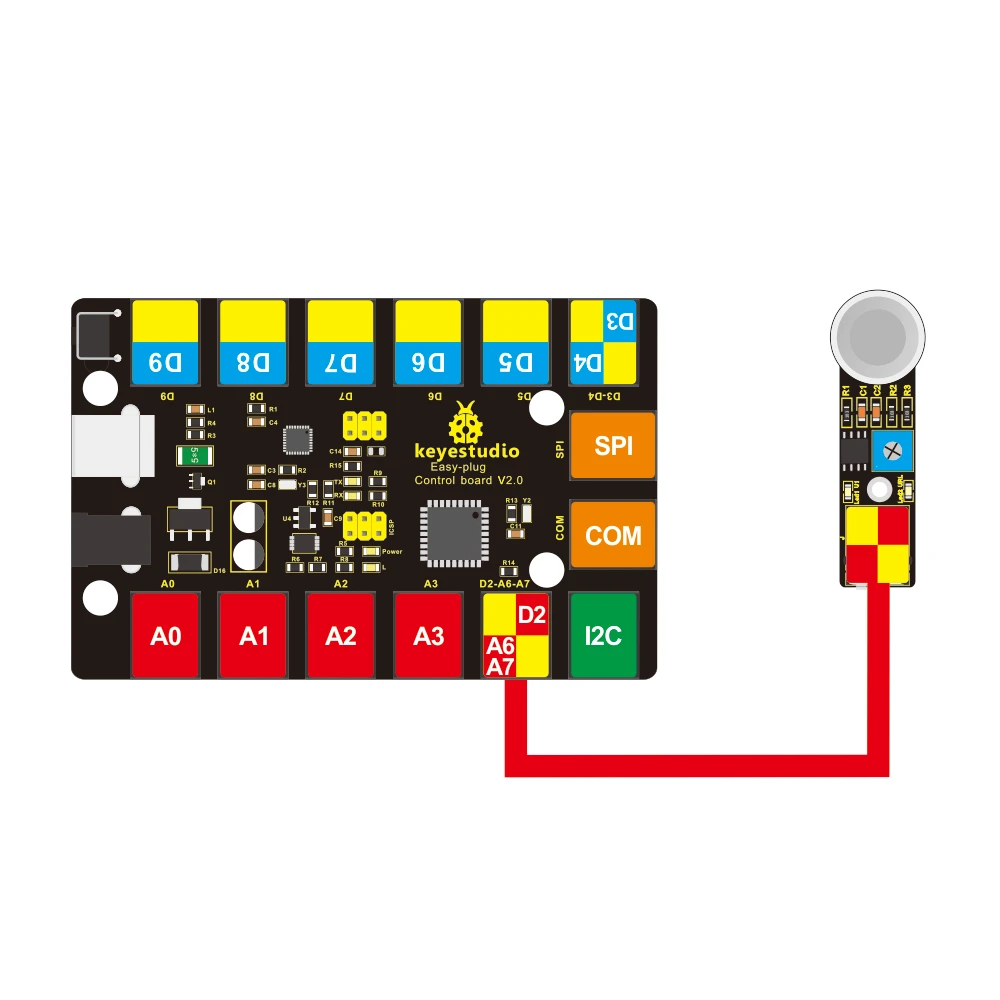 Keyestudio EASY Plug MQ-135 Датчик качества воздуха модуль обнаружения газа для Arduino пара