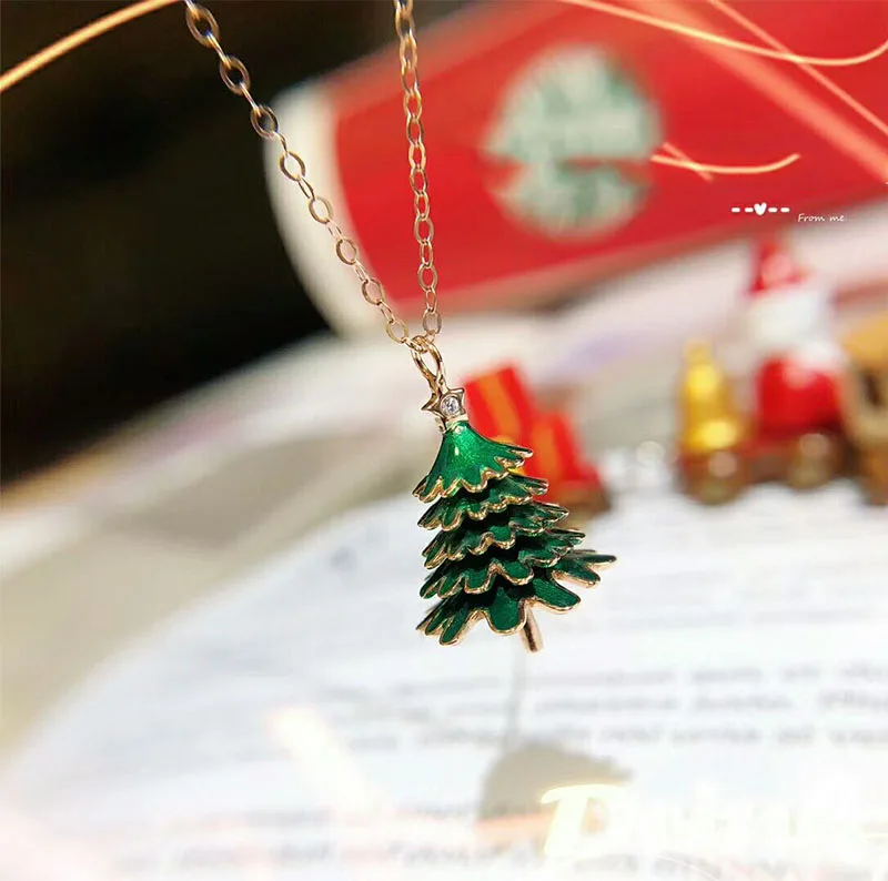 Christmas gift Jewelry 18K gold Heart-shaped Necklace 002 | Украшения и аксессуары
