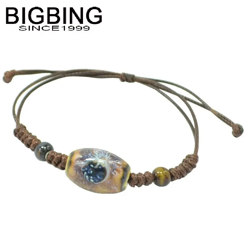 A103 BIGBING Jewelry Fashion Handmade Mixed Natural Color Charm Ceramic Beads Bracelet Women | Украшения и аксессуары