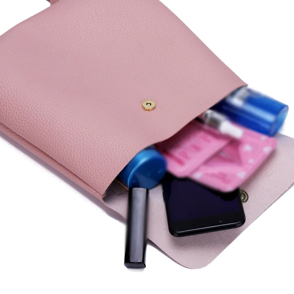 Модный женский однотонный кожаный мини рюкзак школьная сумка на плечо