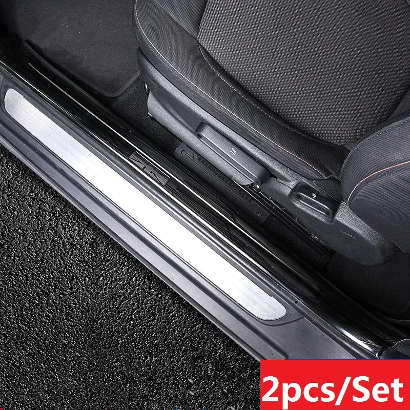 2pcs Inner Car Door Sill Trim Cover Stainless Steel Scuff Plates For Mini Cooper F56 3-doors Hatchback 2014 2015 2016 2017 2018 |