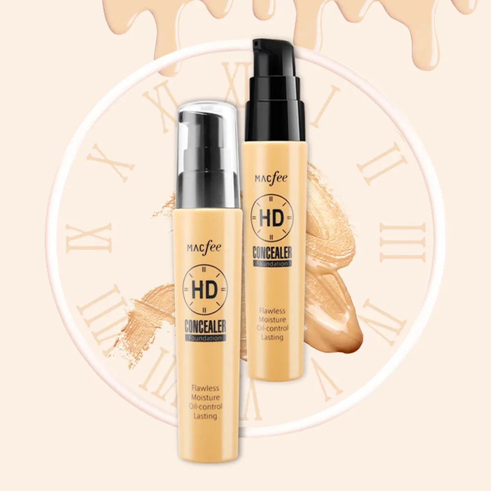 Губная помада выделите тональный крем для лица глаз консилер Foundation