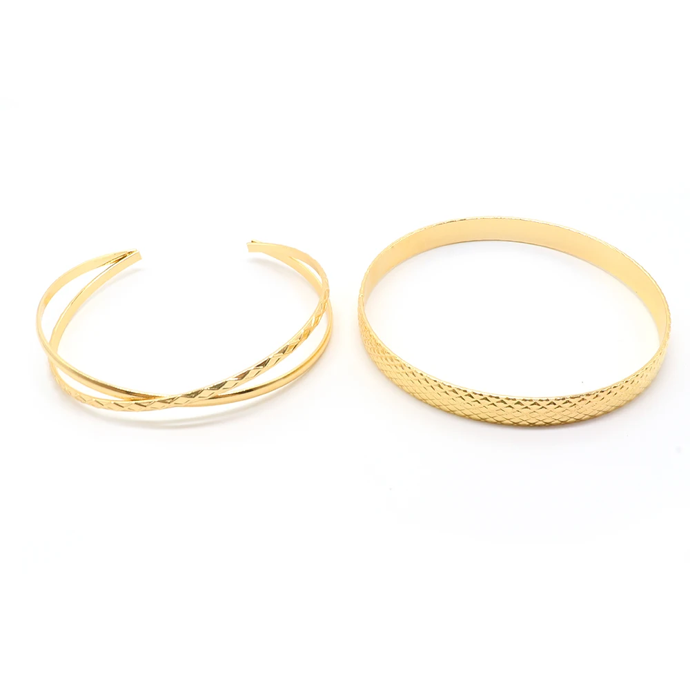 Комплект женских браслетов в стиле панк прямоугольные и квадратные открытые