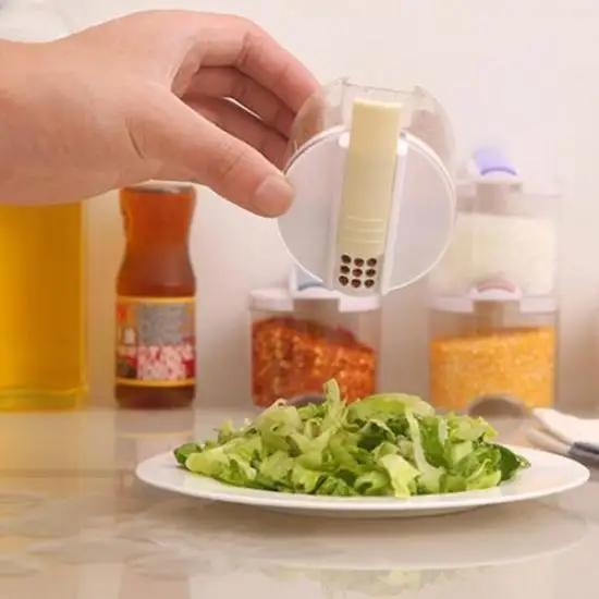 5 шт. Штабелируемый набор для приправ кухонные ящики пищевой класс PP