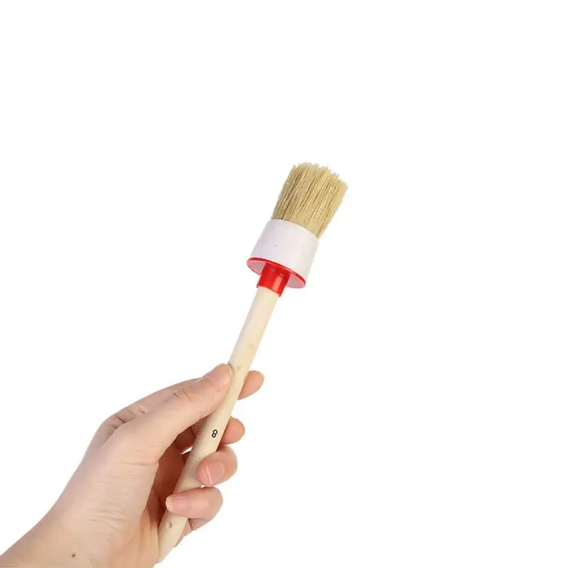 Мягкая щетка для автомобиля инструмент с деревянной ручкой очистки салона