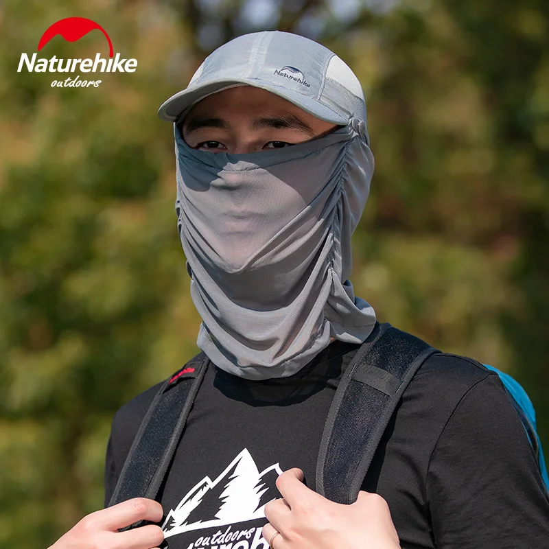 Naturehike летняя Солнцезащитная шляпа для мужчин и женщин Boonie шляпа с шеей лоскут наружная УФ-защита Кемпинг Туризм Рыбалка дышащая Кепка