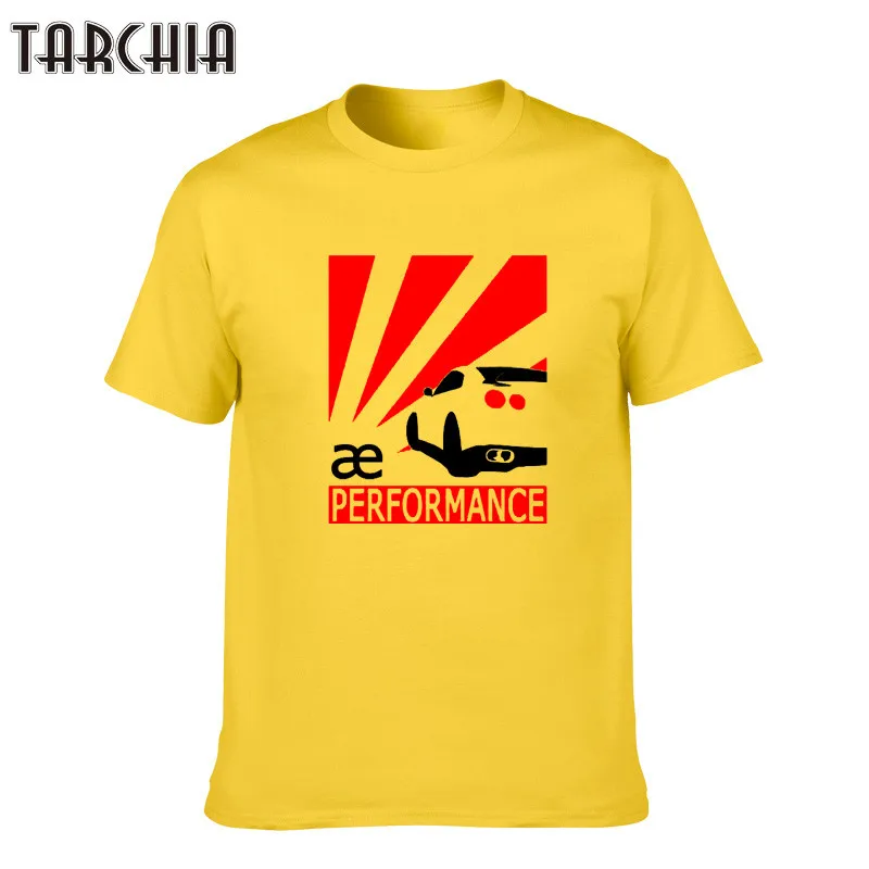 Футболка TARCHIA мужская с круглым вырезом модная повседневная тенниска принтом для